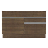 Mueble Inferior de Cocina Glamy Marron 120x81cm sin Mesón sin Estufa y con Dos Cajones - MUEBLES INFERIORES DE COCINA | Bylmo