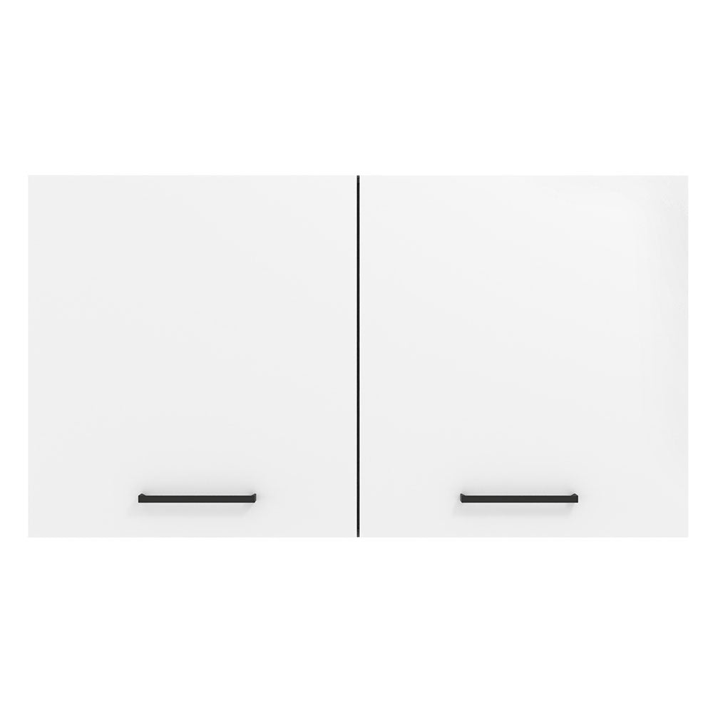 Gabinete de Cocina Agata Blanco 120x66cm Flotante con Dos Puertas - ALACENAS Y MUEBLES MICROONDAS | Bylmo