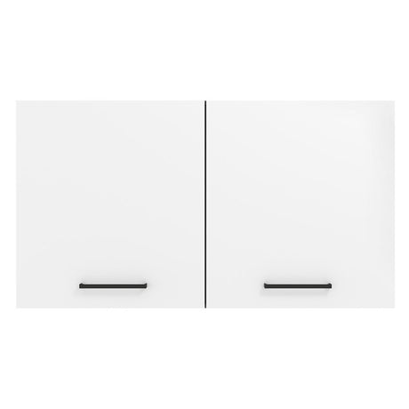 Gabinete de Cocina Agata Blanco 120x66cm Flotante con Dos Puertas - ALACENAS Y MUEBLES MICROONDAS | Bylmo