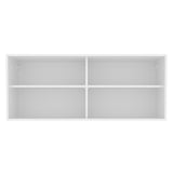 Gabinete de Cocina Glamy Blanco 120x50cm Flotante con Dos Puertas - ALACENAS Y MUEBLES MICROONDAS | Bylmo