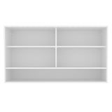 Gabinete de Cocina Glamy Blanco 120x66cm Flotante con Dos Puertas Corredizas de Cristal - ALACENAS Y MUEBLES MICROONDAS | Bylmo