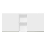 Gabinete de Cocina Glamy Blanco 150x66cm Flotante con Dos Puertas - ALACENAS Y MUEBLES MICROONDAS | Bylmo