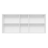 Gabinete de Cocina Glamy Blanco 150x66cm Flotante con Dos Puertas - ALACENAS Y MUEBLES MICROONDAS | Bylmo