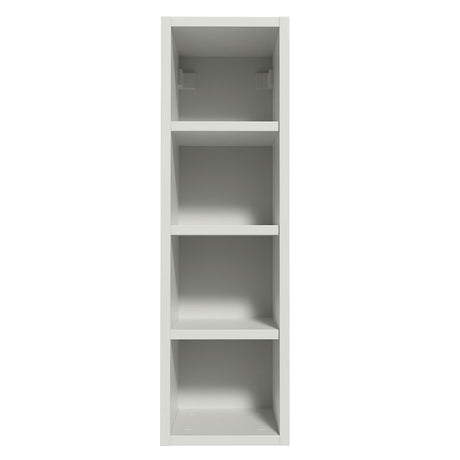 Gabinete de Cocina Acordes Blanco 20x66cm Flotante sin Puertas - ALACENAS Y MUEBLES MICROONDAS | Bylmo