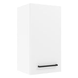 Gabinete de Cocina Agata Blanco 35x66cm Flotante con Una Puerta - ALACENAS Y MUEBLES MICROONDAS | Bylmo