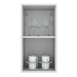 Gabinete de Cocina Agata Blanco 35x66cm Flotante con Una Puerta - ALACENAS Y MUEBLES MICROONDAS | Bylmo