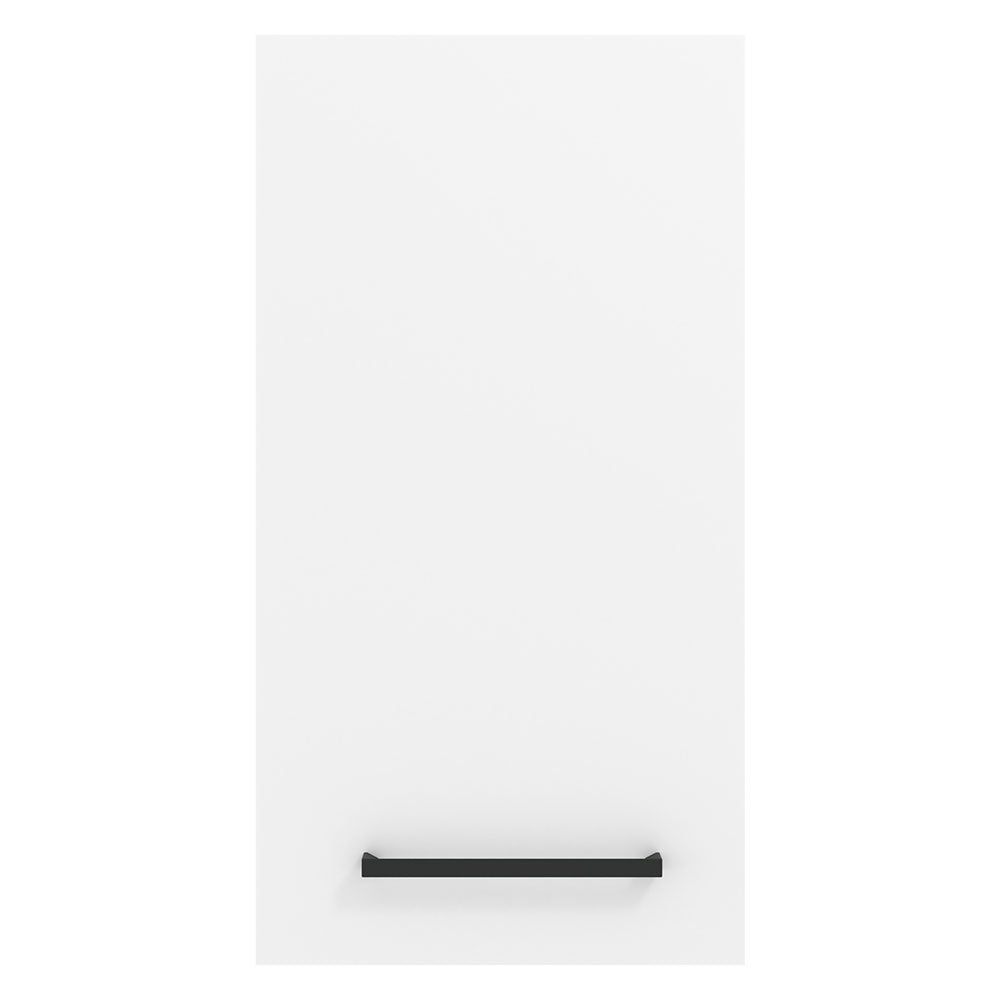 Gabinete de Cocina Agata Blanco 35x66cm Flotante con Una Puerta - ALACENAS Y MUEBLES MICROONDAS | Bylmo