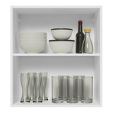Gabinete de Cocina Glamy Blanco 60x66cm Flotante con Una Puerta - ALACENAS Y MUEBLES MICROONDAS | Bylmo