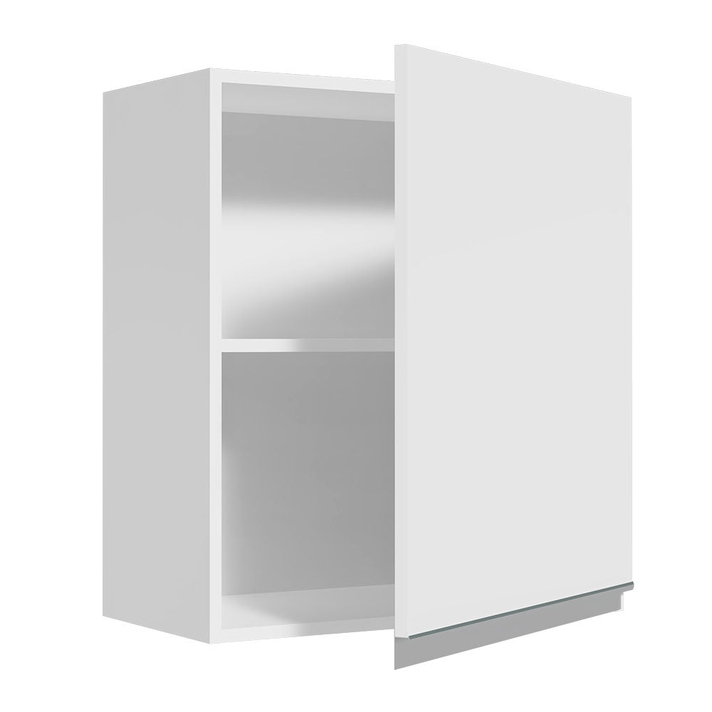 Gabinete de Cocina Glamy Blanco 60x66cm Flotante con Una Puerta - ALACENAS Y MUEBLES MICROONDAS | Bylmo