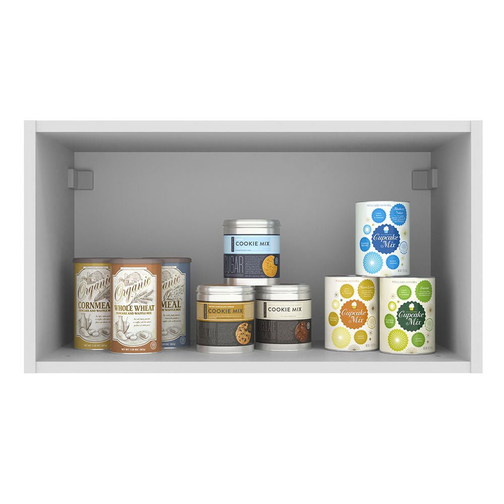 Gabinete de Cocina Agata Blanco 60x33cm Flotante con Una Puerta - ALACENAS Y MUEBLES MICROONDAS | Bylmo