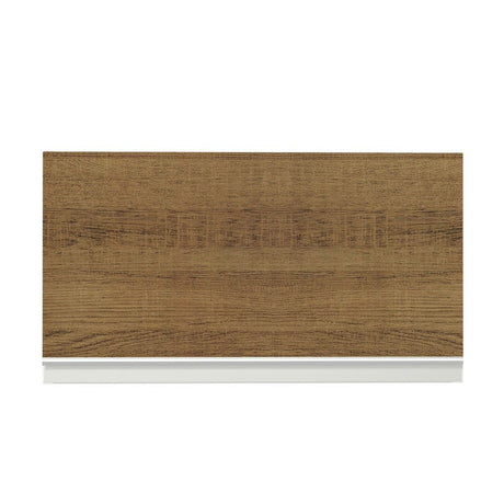 Gabinete de Cocina Glamy Blanco y Marron 60x33cm Flotante con Una Puerta - ALACENAS Y MUEBLES MICROONDAS | Bylmo