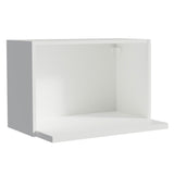 Gabinete de Cocina Glamy Blanco 60x40cm Flotante sin Puertas - ALACENAS Y MUEBLES MICROONDAS | Bylmo