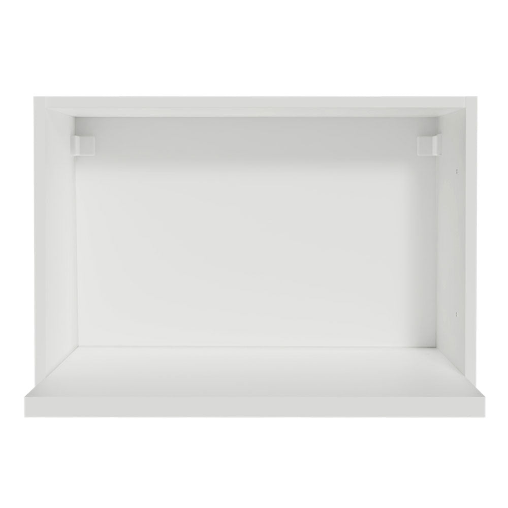 Gabinete de Cocina Glamy Blanco 60x40cm Flotante sin Puertas - ALACENAS Y MUEBLES MICROONDAS | Bylmo
