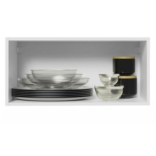 Gabinete De Cocina Agata Blanco 70x33cm Flotante Con Una Puerta