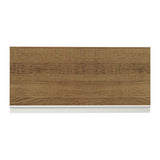 Gabinete de Cocina Glamy Blanco y Marron 70x33cm Flotante con Una Puerta - ALACENAS Y MUEBLES MICROONDAS | Bylmo