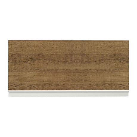 Gabinete de Cocina Glamy Blanco y Marron 70x33cm Flotante con Una Puerta - ALACENAS Y MUEBLES MICROONDAS | Bylmo