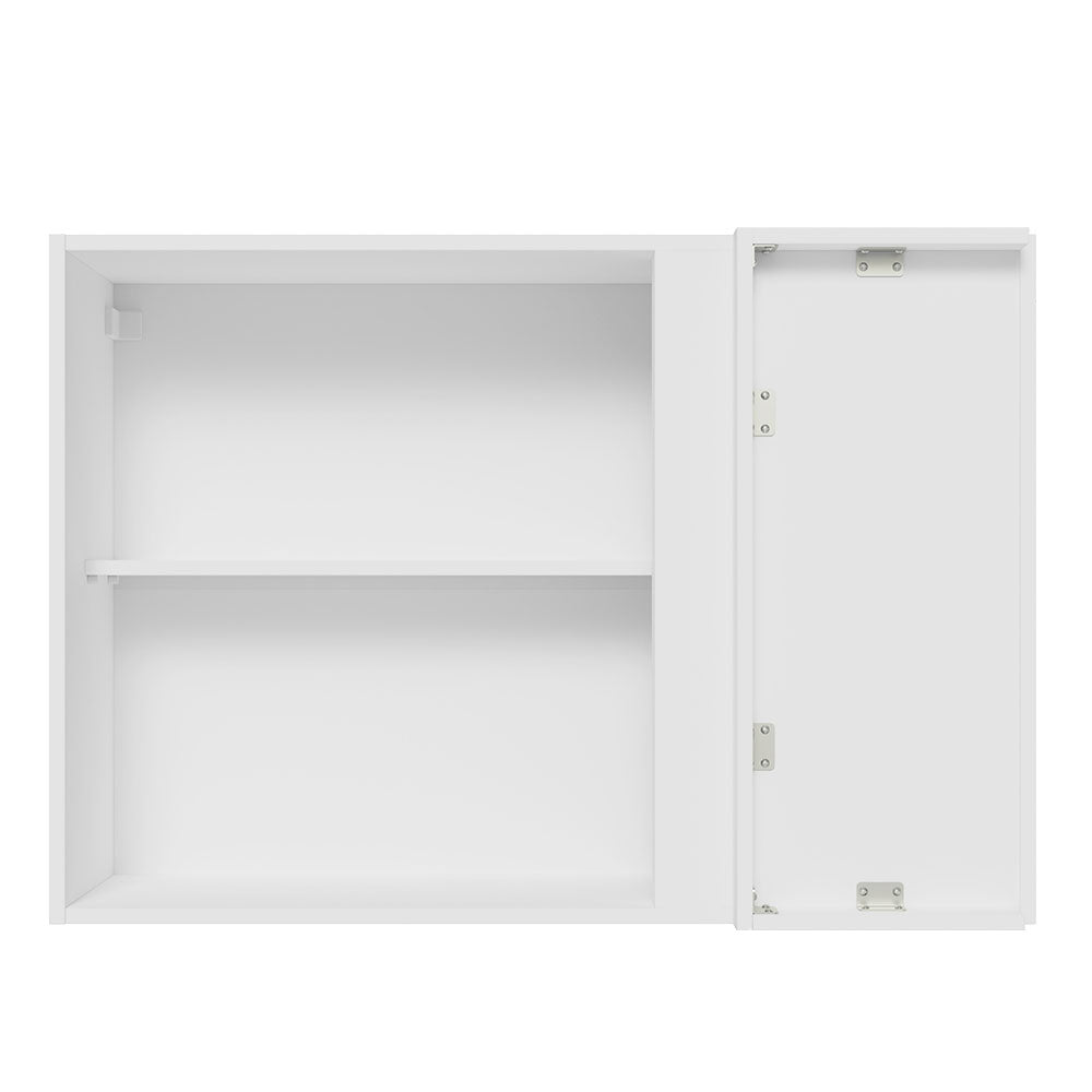 Gabinete de Cocina Glamy Blanco 94x66cm Flotante con Una Puerta - ALACENAS Y MUEBLES MICROONDAS | Bylmo