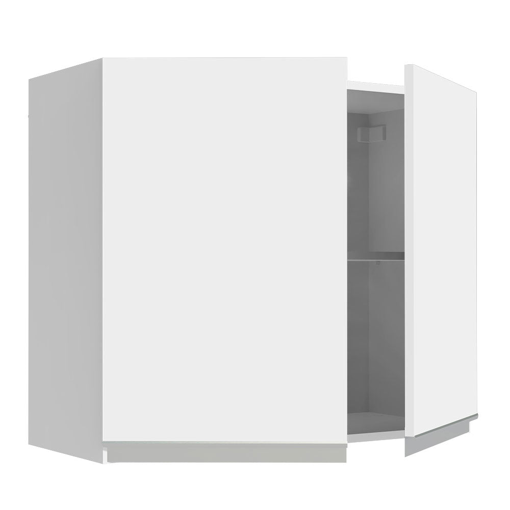 Gabinete de Cocina Glamy Blanco 80x66cm Flotante con Dos Puertas - ALACENAS Y MUEBLES MICROONDAS | Bylmo