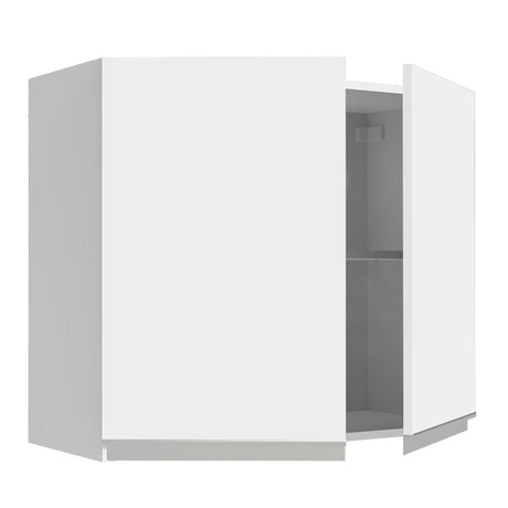 Gabinete de Cocina Glamy Blanco 80x66cm Flotante con Dos Puertas - ALACENAS Y MUEBLES MICROONDAS | Bylmo