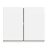 Gabinete de Cocina Glamy Blanco 80x66cm Flotante con Dos Puertas - ALACENAS Y MUEBLES MICROONDAS | Bylmo