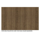 Closet Luke Marron 120x192cm con Un Espejo con Dos Cajones y con Tres Entrepaños - CLOSETS | Bylmo