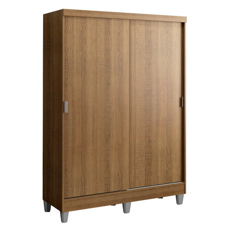 Closet Luke Marron 120x192cm con Dos Cajones y con Tres Entrepaños - CLOSETS | Bylmo