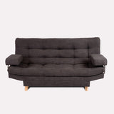 Sofá Cama Valencia Gris 180x85cm De Tres Puestos Antifluido con Patas - SOFAS Y POLTRONAS | Bylmo