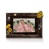 Portarretrato Girasol Cafe 24x17.5cm sin Marco y con Vidrio Protector - PORTARRETRATOS | Bylmo