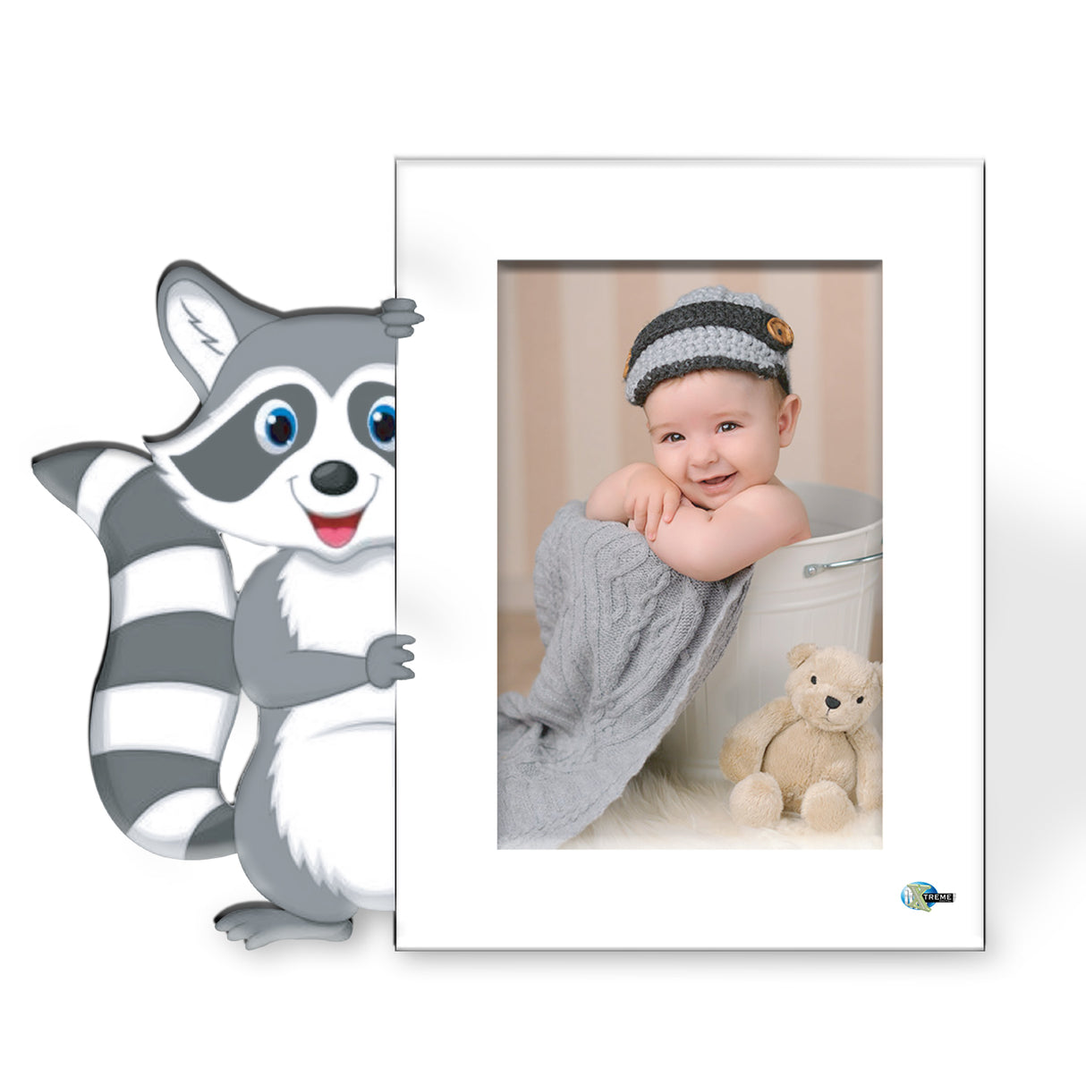 Portarretrato Kids Blanco 23.7x20cm sin Marco y con Vidrio Protector - PORTARRETRATOS | Bylmo