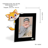 Portarretrato Kids Negro 22.5x21cm sin Marco y con Vidrio Protector - PORTARRETRATOS | Bylmo