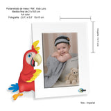 Portarretrato Kids Blanco 21x19.5cm sin Marco y con Vidrio Protector - PORTARRETRATOS | Bylmo