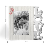 Portarretrato Love C Gris 21x19.5cm sin Marco y con Vidrio Protector - PORTARRETRATOS | Bylmo