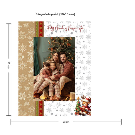 Portarretrato Reno Blanco y Rosa 18x23cm sin Marco y con Vidrio Protector - PORTARRETRATOS | Bylmo