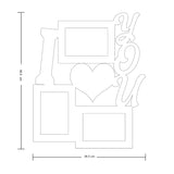 Cuadro Portarretrato You Rosa 46x38cm sin Marco y con Vidrio Protector - PORTARRETRATOS | Bylmo