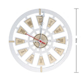 Reloj de Pared Nautic Blanco 31x31cm Circular Analogo de Baterias - RELOJES | Bylmo