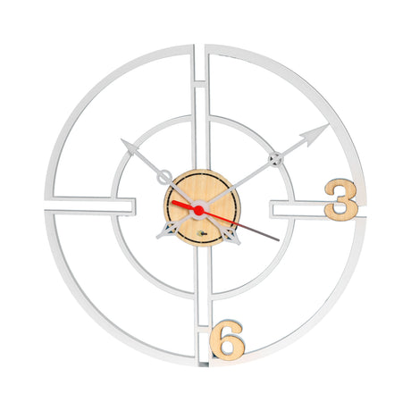 Reloj de Pared Frugal Blanco 31x31cm Circular Analogo de Baterias - RELOJES | Bylmo