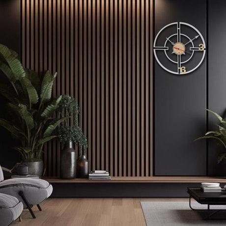 Set X 2 Relojes de Pared Frugal Blanco 31x31cm Circular Analogo de Baterias - RELOJES | Bylmo