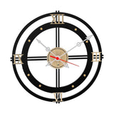 Reloj de Pared Memorial Negro 30x30cm Circular Analogo de Baterias - RELOJES | Bylmo
