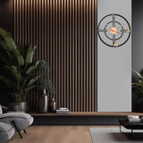 Reloj de Pared Frugal Negro 30x30cm Circular Analogo de Baterias - RELOJES | Bylmo