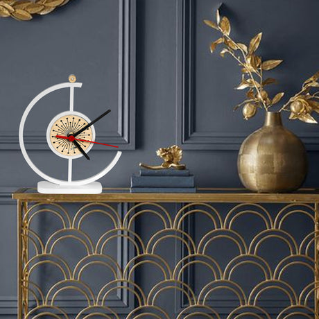 Reloj de Pared Elegance Blanco 20x20cm Circular Analogo de Baterias - RELOJES | Bylmo