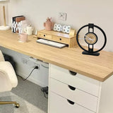 Reloj de Mesa Orion Negro 20x20cm Circular Analogo de Baterias - RELOJES | Bylmo