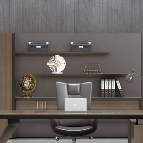 Set X 2 Relojes de Mesa Suprem Blanco 20x20cm Circular Analogo de Baterias - RELOJES | Bylmo