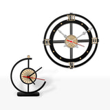 Set X 2 Relojes de Pared Memorial Elegance Negro 30x30cm Circular Analogo de Baterias - RELOJES | Bylmo