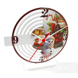 Reloj de Mesa Bota Rojo y Blanco 20x20cm Circular Analogo de Baterias - RELOJES | Bylmo