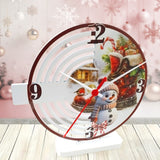 Reloj de Mesa Bota Rojo y Blanco 20x20cm Circular Analogo de Baterias - RELOJES | Bylmo