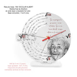 Reloj de Mesa Esco Albert Blanco 21x21cm Circular Analogo de Baterias - RELOJES | Bylmo