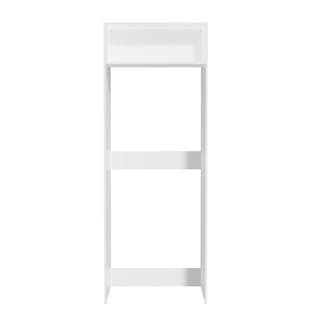 Mueble Auxiliar para Nevera Agata Blanco 83x225cm con Dos Compartimientos - BARRAS Y MUEBLES AUXILIARES | Bylmo