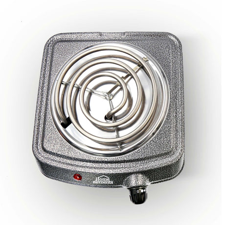 Estufa Eléctrica Gris 22x7.5cm de Un Quemador Portátil con Cinco Niveles de Temperatura - ESTUFAS | Bylmo