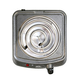 Estufa Eléctrica Gris 22x7.5cm de Un Quemador Portátil con Cinco Niveles de Temperatura - ESTUFAS | Bylmo