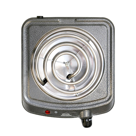 Estufa Eléctrica Gris 22x7.5cm de Un Quemador Portátil con Cinco Niveles de Temperatura - ESTUFAS | Bylmo